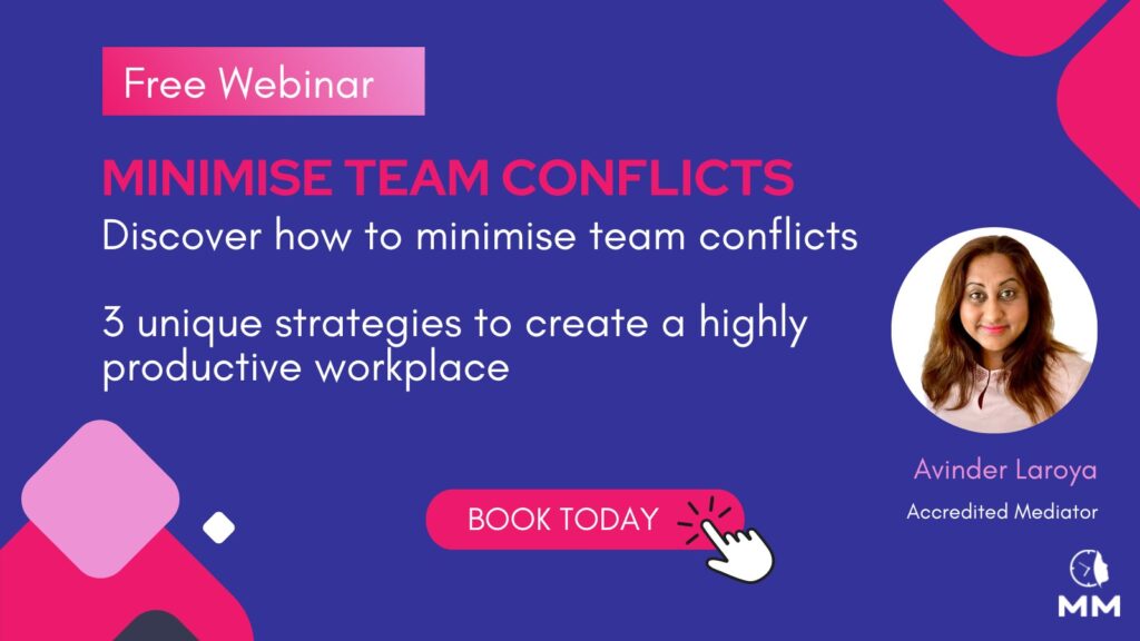 Minimise Team Conflicts Webinar