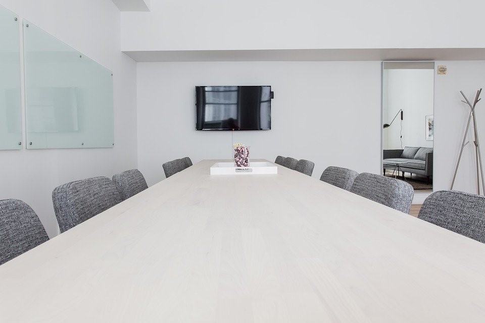 conference room depicting the setting for workplace mediation